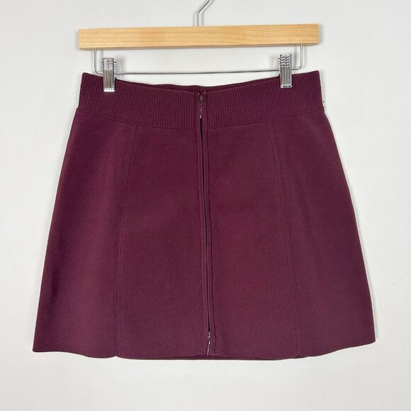 NEW Lululemon Ribbed Knit Mini Skirt Garnet Red Size Small Women's - Picture 1 of 5